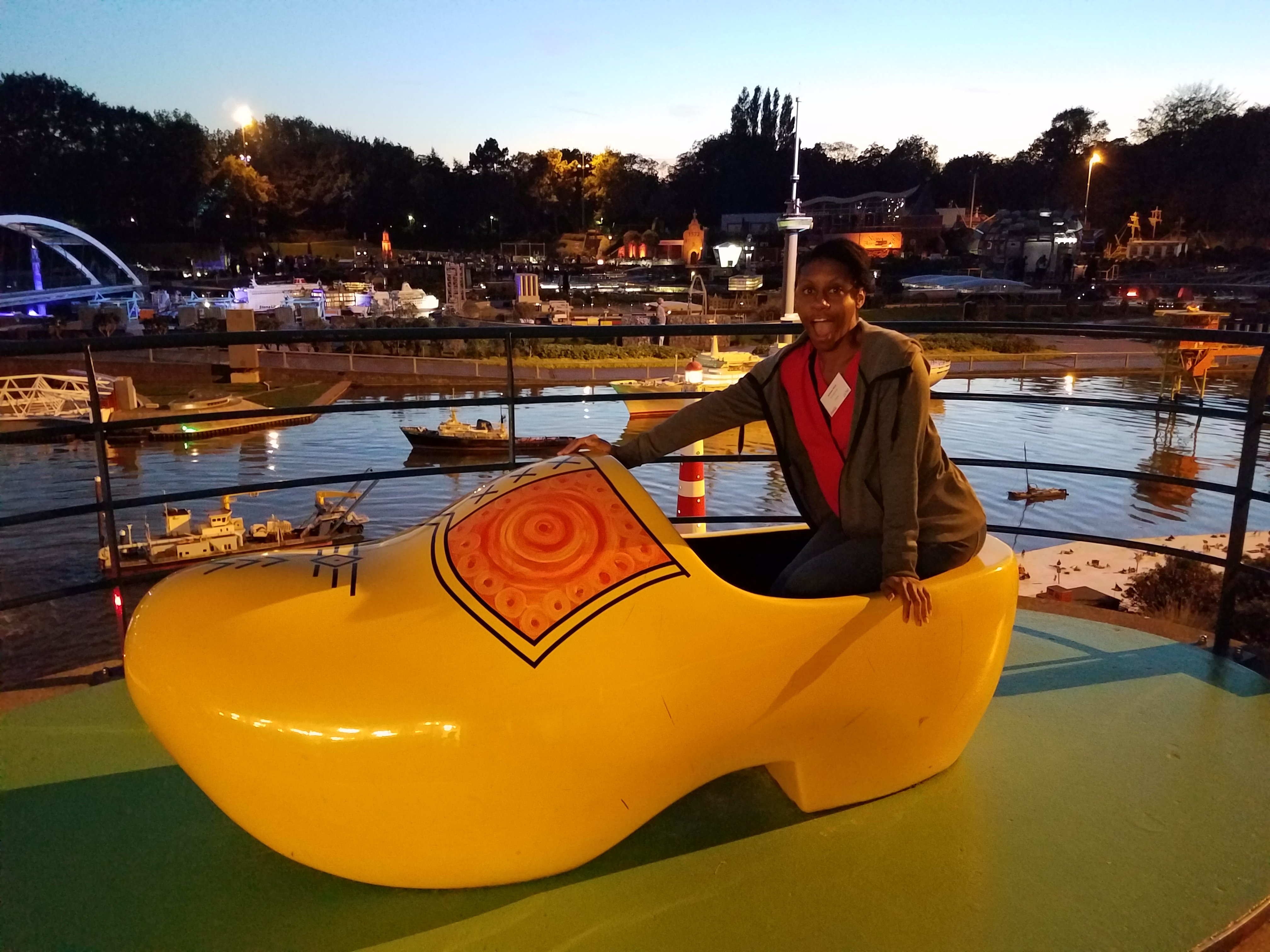 being different giant shoe